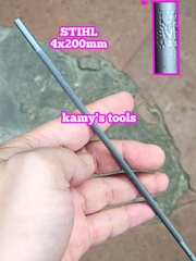 Giũa dũa tròn mài lưỡi cưa xích 4mm 5/32" STIHL dài 200mm