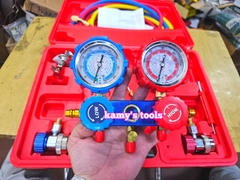 Bộ đồng hồ nạp ga lạnh điều hòa ô tô R134A R410A R22 R404A Trigoldte 503001