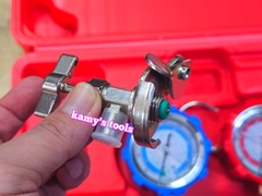 Bộ đồng hồ nạp ga lạnh điều hòa ô tô R134A R410A R22 R404A Trigoldte 503001