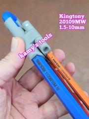 Bộ khoá lục giác bi màu Kingtony 20109MW 9 cây 1.5-10mm, bộ lục giác