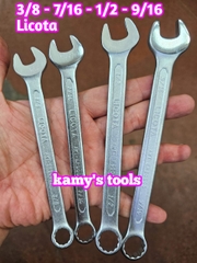 Cờ lê vòng miệng hệ inch Licota 3/8 inch 7/16 inch 1/2 inch 9/16 inch Awt-Ers0003 Awt-Ers0004 Awt-Ers0005 Awt-Ers0006