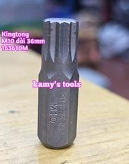Mũi vít đóng đầu bông Kingtony M5 M6 M8 M10 M12 dài 36mm 163605M 163606M 163608M 163610M 163612M