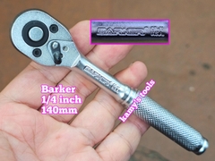 Cần siết tự động 1/4 inch Barker, cần siết đảo chiều 45 răng dài 140mm