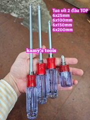 Tua vít 2 đầu 6mm TOP dài 25mm 100mm 150mm 200mm TSD-0055 TSD-0125 TSD-0175 TSD-0225