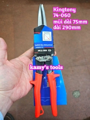 Kéo cắt tôn mỏ thẳng cán cam Kingtony model 74060 74-060 dài 290mm