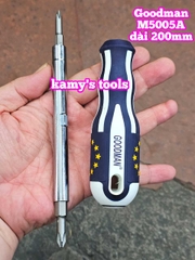 Tua vít đa năng 4 đầu 6 tác dụng trong 1 Goodman M5005A dài 200mm, tô vít