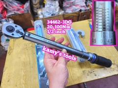 Cần siết lực Kingtony 1/2 inch 20-100Nm 34462-3DG dài 436mm