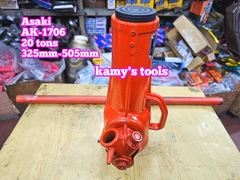 Kích con đội răng cơ khí 20 tấn cao 325mm-505mm Asaki AK-1706