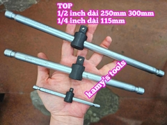 Cần siết đầu trượt kéo 1/4 inch dài 115mm và 1/2 inch dài 10 inch 250mm 12 inch 300mm Top