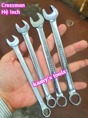Cờ lê vòng miệng hệ inch Crossman 3/8 7/16 1/2 9/16 5/8 11/16 3/4 13/16 7/8 15/16 1 inch