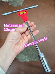 Cần tuýp chữ T lục giác Hotssman lọt lòng 21mm cỡ 8mm 10mm 12mm 13mm 14mm