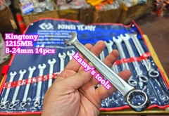 Bộ cờ lê vòng miệng 8-24mm 14 cây Kingtony 1215MR