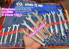 Bộ cờ lê vòng miệng 8-24mm 14 cây Kingtony 1215MR
