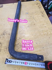 Cần tuýp siết đầu cong L 1 inch Santa đen cao cấp 86-128