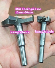 Mũi khoét gỗ khoan gỗ 3 me 16mm 18mm 20mm 21mm 22mm 24mm 25mm 27mm 30mm 32mm 35mm 38mm 40mm 42mm 45mm 50mm 55mm 60mm