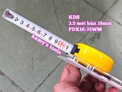 Thước cuộn thép 3.5m nhật KDS model PDX16-35WM bản 16mm, thước kéo 3.5 mét