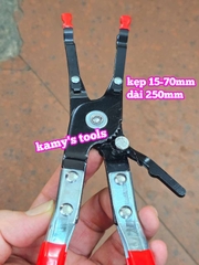 Kìm kẹp hàn giữ cố định 2 dây điện trong khi hàn xe hơi ô tô Wetools 90401 kẹp 15mm-70mm
