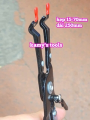 Kìm kẹp hàn giữ cố định 2 dây điện trong khi hàn xe hơi ô tô Wetools 90401 kẹp 15mm-70mm