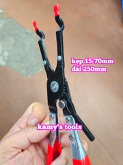 Kìm kẹp hàn giữ cố định 2 dây điện trong khi hàn xe hơi ô tô Wetools 90401 kẹp 15mm-70mm