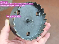 Mũi Khoét Lỗ Hợp Kim Thắng Lợi 70mm 71mm 72mm 73mm 74mm 75mm 80mm 85mm 90mm 95mm 97mm 100mm
