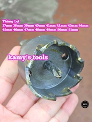 Mũi Khoét Lỗ Hợp Kim Thắng Lợi 37mm 38mm 39mm 40mm 41mm 42mm 43mm 44mm 45mm 46mm 47mm 48mm 49mm 50mm 51mm