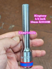 Đầu tuýp dài 120mm 1/2 inch Kingtony 8mm 10mm 12mm 13mm 14mm 425508M 425510M 425512M 425513M 425514M