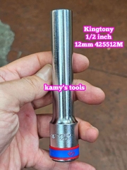 Đầu tuýp dài 120mm 1/2 inch Kingtony 8mm 10mm 12mm 13mm 14mm 425508M 425510M 425512M 425513M 425514M