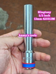 Đầu tuýp dài 120mm 1/2 inch Kingtony 8mm 10mm 12mm 13mm 14mm 425508M 425510M 425512M 425513M 425514M