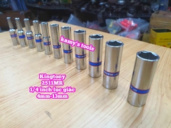Bộ tuýp dài 1/4 inch Kingtony 11 chi tiết model 2511MR 4mm-13mm