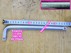 Cần siết đầu cong L 1/2 inch Kingtony dài 250mm 300mm model 4581-10 và 4585-12