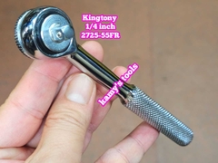 Cần tuýp siết tự động 1/4 inch Kingtony 2725-55FR đầu tròn dài 140mm