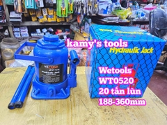 Kích con đội thuỷ lực 20 tấn lùn thấp Wetools WT0520 188-360mm