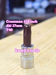 Tuýp lú đầu sao 6 cạnh 1/4 Inch Crossman T10 T15 T20 T25 T27 T30 T40 99-475 99-476 99-477 99-478 99-479 99-480 99-482