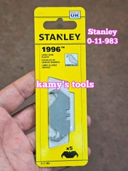 Lưỡi dao rọc cáp cong Stanley model 11-983 (1 vĩ/5 lưỡi)