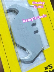 Lưỡi dao rọc cáp cong Stanley model 11-983 (1 vĩ/5 lưỡi)