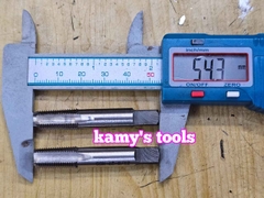 Taro ống rắc co 9.6mm răng côn HSS Shanghai ZG1/8-28 và Z1/8-27