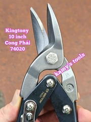 Kéo cắt tôn Kingtony 10 inch mũi thẳng, cong trái, cong phải model 74010 74020 74030