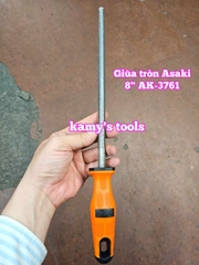 Dũa giũa tròn sắt kim loại Asaki 6 inch 8 inch 10 inch 12 inch AK-3760 AK-3761 AK-3762 AK-3763