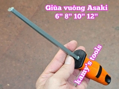 Dũa giũa vuông sắt kim loại Asaki 6 inch 8 inch 10 inch 12 inch AK-3755 AK-3756 AK-3757 AK-3758