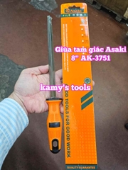 Dũa giũa tam giác sắt kim loại Asaki 6 inch 8 inch 10 inch 12 inch AK-3755 AK-3756 AK-3757 AK-3758