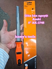 Dũa giũa bán nguyệt lòng mo sắt kim loại Asaki 6 inch 8 inch 10 inch 12 inch AK-3745 AK-3746 AK-3747 AK-3748