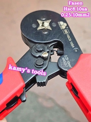 Kìm Bấm Cos Pin Tròn Rỗng Fasen Hsc8 10sa 0.25-10mm2, Kiềm Bấm Cos, Kềm Bấm Cos