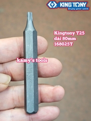 Mũi vít đóng đầu hoa thị bông 6 cạnh Kingtony T 168020, 168025, 168027, 168030, 168040, 168045, 168050, 168055 dài 80mm