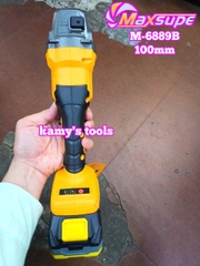 Máy mài góc dùng pin 100mm 21V 2 pin 10 Cell Maxsupe M-6889B