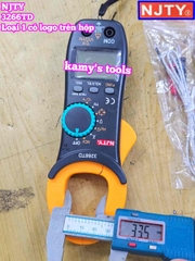 Ampe kìm 400A NJTY 3266TD Loại 1 Đo Tụ Tần Số Nhiệt Độ dài 185mm ngàm kẹp 30mm