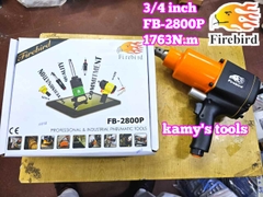 Máy vặn ốc siết tháo mở bulong hơi khí nén Firebird 3/4 inch 1763Nm FB-2800P