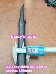 Xà beng thép đen đầu dẹp tăng đơ chiều dài 800mm-1250mm Gestar 883-201