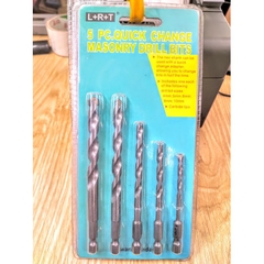 Bộ Mũi Khoan Bê Tông 5 Cái Đuôi Lục Giác 4mm-10mm