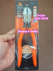 Kìm cắt nhựa kỹ thuật lưỡi bằng thẳng Fujiya APN-185FS dài 185mm