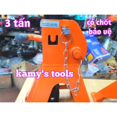 Con đội kê 3 tấn có chốt an toàn và lót chân, chân kê (loại lẻ 1 cái)